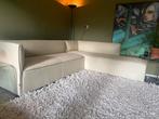 Gelderland leder strak design hoekbank 253 X 220, Huis en Inrichting, Ophalen, Zo goed als nieuw
