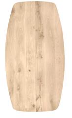 Mooie industrele massief eiken deens ovale tafels, 100 tot 150 cm, Eikenhout, Ophalen of Verzenden, Vijf personen of meer