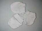 Baby krab wantjes wit, nieuw, Kinderen en Baby's, Babykleding | Mutsen, Sjaals en Wanten, Maat 50, Jongetje of Meisje, Wanten