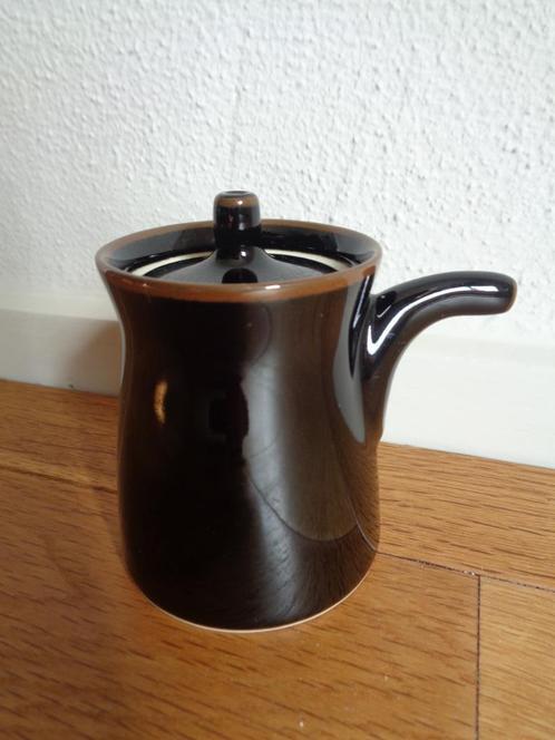 Chinees sojakannetje zwart bruin servies, Huis en Inrichting, Keuken | Servies, Kop(pen) en/of Schotel(s), Overige stijlen, Ophalen