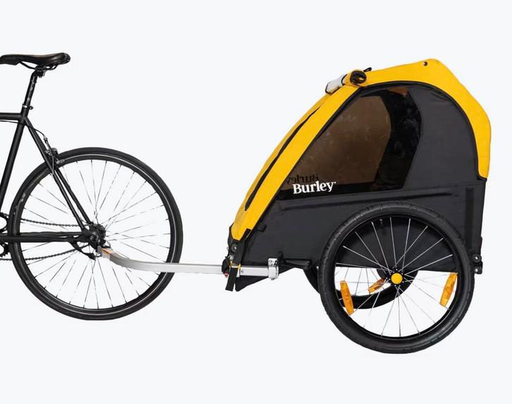 Z.g.a.n. Burley Bee Single, eenzits fietskar, Fietsen en Brommers, Fietsaccessoires | Aanhangers en Karren, Zo goed als nieuw