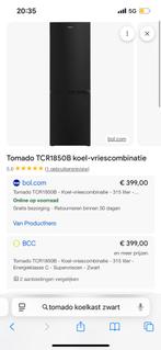 Tomado koelkast Ophalen DEN BOSCH nieuw in verpakking, Ophalen, Zonder vriesvak, 200 liter of meer, 160 cm of meer