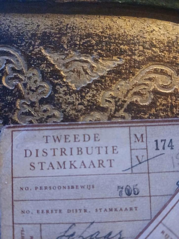 Distributie Stamkaarten WOII Nederland, Verzamelen, Militaria | Tweede Wereldoorlog, Overige soorten, Boek of Tijdschrift, Nederland