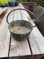 Antieke Bronzen Pot voor Tuindecoratie, Antiek en Kunst, Antiek | Koper en Brons, Ophalen of Verzenden, Brons