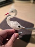 Zeldzame oude Antieke Ooievaar > Kerstboomversiering - Gaaf!, Antiek en Kunst, Ophalen of Verzenden