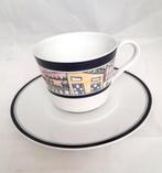 Hutschenreuther louvre atrium kop en schotel, Huis en Inrichting, Ophalen of Verzenden, Zo goed als nieuw, Overige stijlen, Kop(pen) en/of Schotel(s)