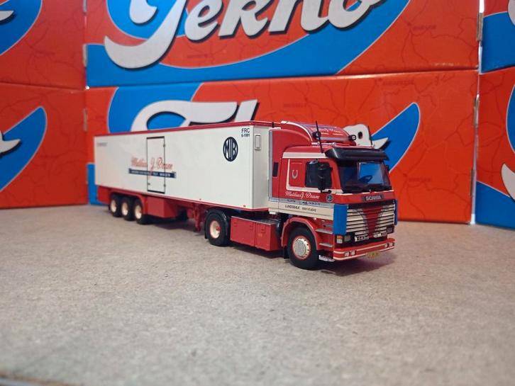 Scania 143 koeloplegger Matthias Bram Tekno, Hobby en Vrije tijd, Modelauto's | 1:50, Nieuw, Bus of Vrachtwagen, Tekno, Ophalen of Verzenden