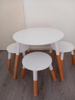4 Delige Massief Beukenhouten Peuterset (Z.g.a.n.!), Ophalen, Zo goed als nieuw, Tafel(s) en Stoel(en)