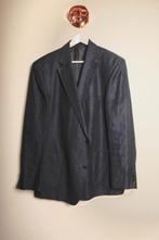 EDUARD DRESSLER Mooi linnen/wol d.blauw jasje Mt56 Wpr€ 600,, Eduard Dressler, Verzenden, Blauw, Maat 56/58 (XL)