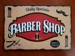 Barber Shop 20x30 cm Reclamebord, Ophalen of Verzenden, Nieuw, Reclamebord