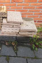 Tuintegels GRATIS ophalen!!, Tuin en Terras, Ophalen, Gebruikt, 10 m² of meer, Beton