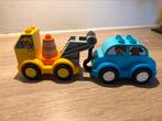 Lego duplo takelwagen en auto, Ophalen of Verzenden, Zo goed als nieuw, Duplo