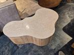 Organische Salontafel Mangohout en Marmer Showmodel korting, Ophalen, 100 tot 150 cm, Bornsestraat 31, Jarameubeloutlet@hotmail.com
