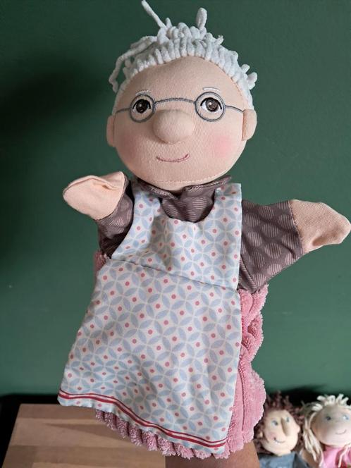 De Groene Merel Haba handpop oma nieuw!, Kinderen en Baby's, Speelgoed | Poppen, Overige typen, Ophalen of Verzenden