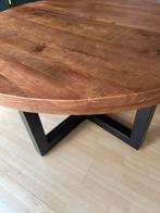 Eetkamertafel, Huis en Inrichting, Tafels | Eettafels, Ophalen, 100 tot 150 cm, Rond, Zo goed als nieuw