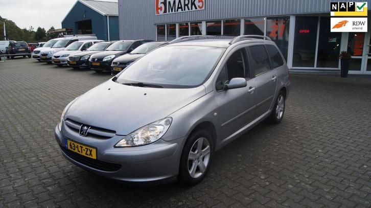 Peugeot 307 SW 2.0 16V Automaat /NAP nieuwe APK, Auto's, Peugeot, Bedrijf, Te koop, ABS, Airbags, Airconditioning, Boordcomputer