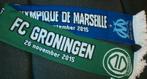 Fc Groningen- Olympique Marseille Voetbalshawl, Verzamelen, Ophalen of Verzenden, Nieuw, Overige binnenlandse clubs, Vaantje of Sjaal