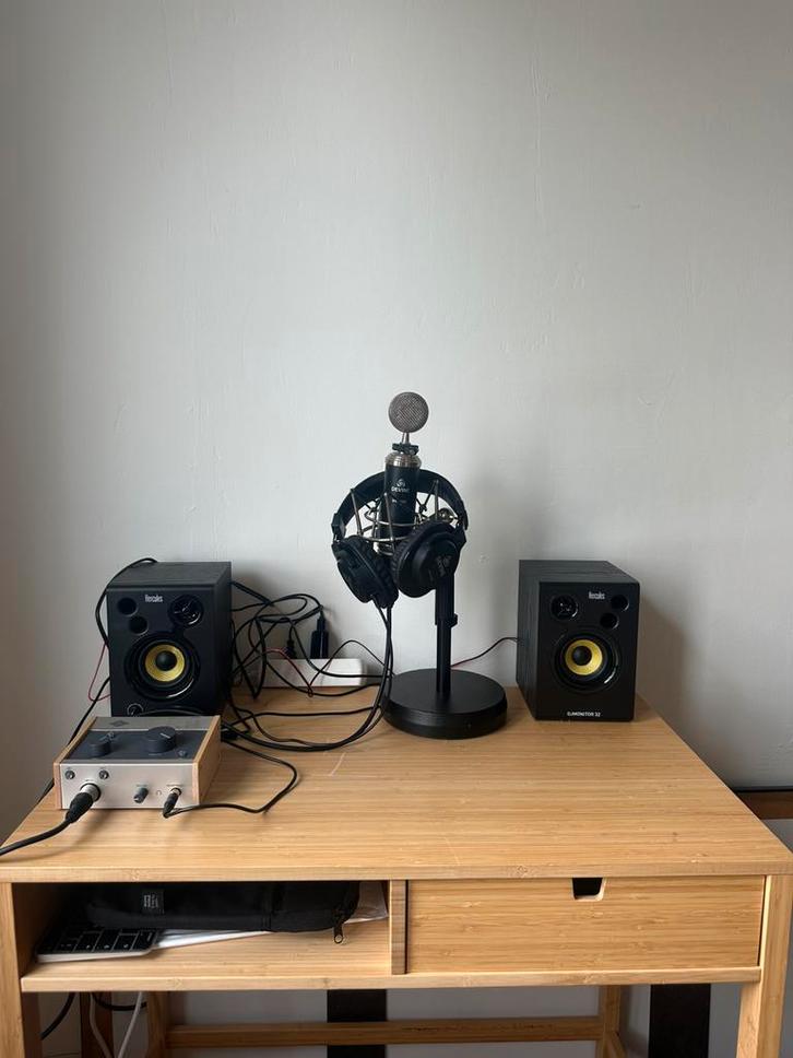 Studio Starter Pack – Complete setup met 2,5 jaar garantie!, Computers en Software, Pc speakers, Zo goed als nieuw, Ophalen of Verzenden