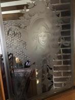 antiek geslepen glasraam, Antiek en Kunst, Ophalen