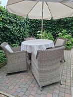 4 bois le duc wicker tuin stoelen, Ophalen, 4 zitplaatsen, Gebruikt, Wicker