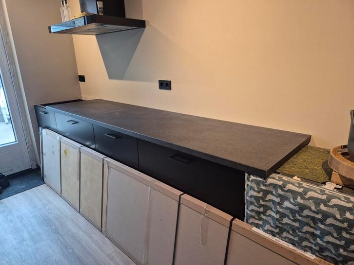 Ikea Saljan Keukenblad - Werkblad 2,46m, Huis en Inrichting, Keuken | Keukenelementen, Gebruikt, Minder dan 100 cm, 200 cm of meer