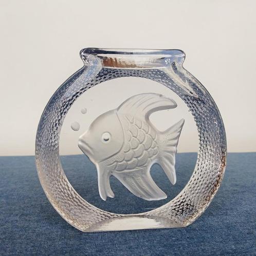 Glasobject Presse-papier Vis, Antiek en Kunst, Antiek | Glas en Kristal, Ophalen of Verzenden
