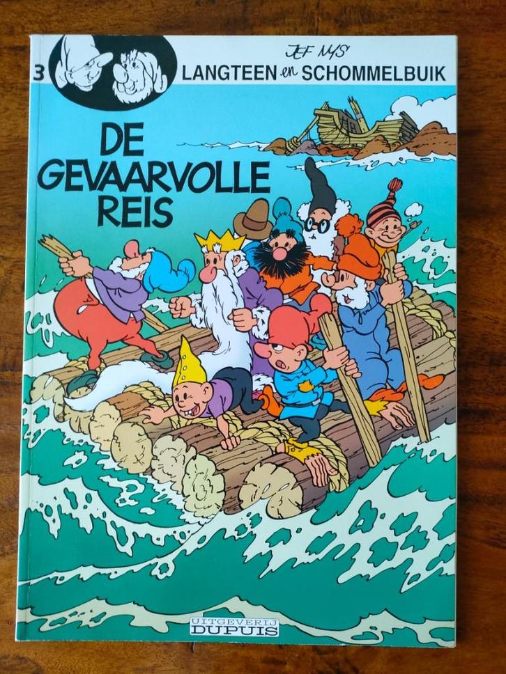 LANGTEEN EN SCHOMMELBUIK door Jef Nys (jfb-1€), Boeken, Stripboeken, Zo goed als nieuw, Eén stripboek, Ophalen of Verzenden