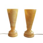 Alabaster tafellampen - set van 2, Huis en Inrichting, Lampen | Tafellampen, Overige materialen, Gebruikt, -, -