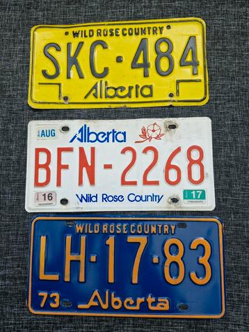 Kentekenplaat Canada Alberta Nummerplaat nummerbord License 