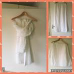 Helder witte omslagdoek stola leuk over trouwjurk, Kleding | Dames, Ophalen of Verzenden, Nieuw, Wit, Accessoires