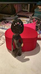 Houten beeld uit india, Verzenden, Zo goed als nieuw