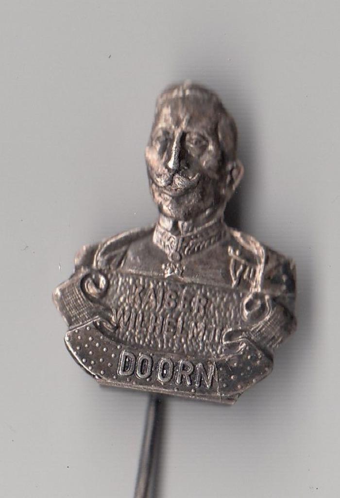 Doorn Kaiser Wilhelm II speldje, Verzamelen, Speldjes, Pins en Buttons, Gebruikt, Speldje of Pin, Overige onderwerpen, Ophalen of Verzenden