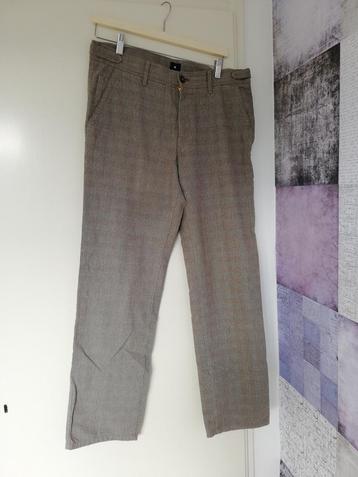 Pantalon/ Chino Zilton berry zandkleur maat 33/L/40  L32 beschikbaar voor biedingen