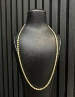 14k Gouden Rope Ketting | 4 mm | 60 cm, Ophalen of Verzenden, Zo goed als nieuw, Goud