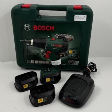 Bosch PSR 1800 LI-2 Boormachine | In kist | Met 3 accus en l beschikbaar voor biedingen