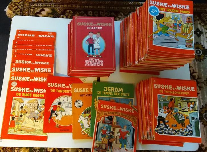 Suske en wiske stripboeken,, Boeken, Stripboeken, Gelezen, Meerdere stripboeken, Ophalen of Verzenden