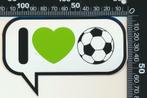 Sticker: Radio 538 - I love voetbal, Verzamelen, Verzenden, Zo goed als nieuw, Film, Tv of Omroep