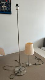 2 lampen zilvergrijs Ikea, Huis en Inrichting, Lampen | Vloerlampen, Ophalen, Zo goed als nieuw, Minder dan 100 cm