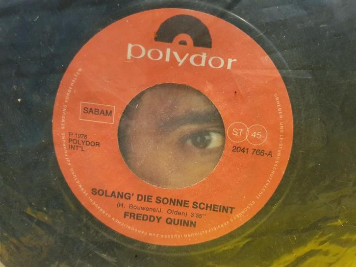 Freddy Quinn - Solang' die sonne scheint (x7), Cd's en Dvd's, Vinyl Singles, Pop, Ophalen of Verzenden
