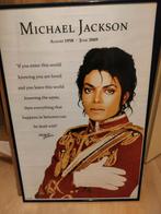 Poster Michael Jackson in zwarte lijs, Verzamelen, Muziek, Artiesten en Beroemdheden, Ophalen of Verzenden, Zo goed als nieuw