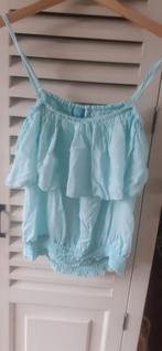 Turqooiis off shoulder top, Kleding | Dames, Ophalen of Verzenden, Zo goed als nieuw, Zonder mouw