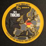 Belgian Air Force 31 Tigers NATO Tiger Meet 2024 Schleswig, Ophalen of Verzenden, Luchtmacht, Embleem of Badge