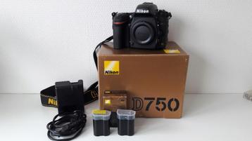 Nikon D750 camera body (15167 clicks) beschikbaar voor biedingen