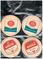 DRIE HOEFIJZERS BIERVILTJES BREDA, Verzenden, Zo goed als nieuw, Viltje(s), Overige merken