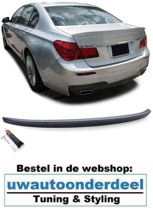 Kofferklep Spoiler Achterklep Mat Zwart Voor Bmw 7 Serie F01, Auto diversen, Tuning en Styling, Verzenden