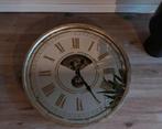 Mooie wandklok 60 cm diameter | spiegelklok, Huis en Inrichting, Woonaccessoires | Klokken, Ophalen, Gebruikt, Wandklok