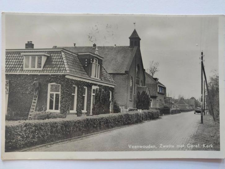 J2111 Veenwouden, Verzamelen, Ansichtkaarten | Nederland, Noord-Holland, 1920 tot 1940, Ophalen of Verzenden
