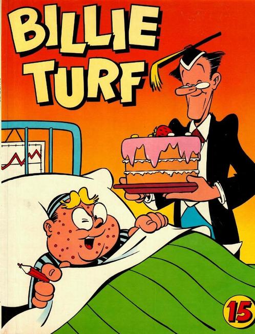 Billie Turf 8,14,15 - 3 grappige avonturen zeer goede staat, Boeken, Stripboeken, Zo goed als nieuw, Meerdere stripboeken, Ophalen of Verzenden
