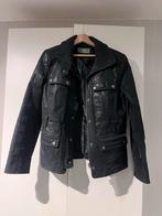 Vintage Leren Jas Dames Maat 40, Maat 38/40 (M), Zwart, Ophalen of Verzenden, Jasje