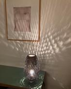 Vintage | Böja gevlochten bamboe tafellamp - IKEA, Huis en Inrichting, Lampen | Tafellampen, Ophalen of Verzenden, Zo goed als nieuw